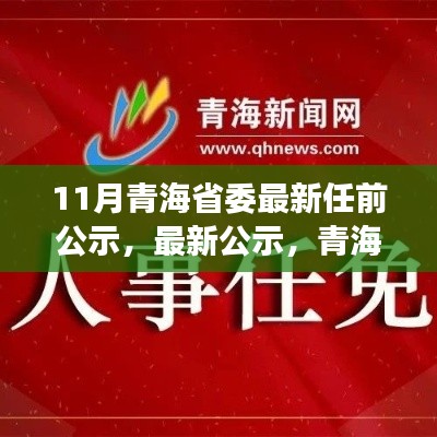 青海省委人事调整最新公示，十一月新任前公示全解读