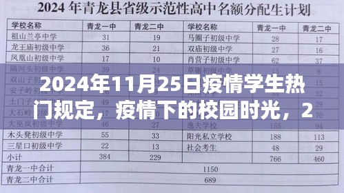 疫情下的校园时光，2024年11月25日的学生规定与温馨日常