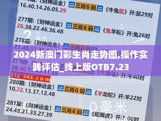 2024新澳门彩生肖走势图,操作实践评估_线上版OTB7.23