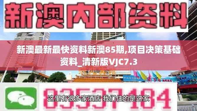 新澳最新最快资料新澳85期,项目决策基础资料_清新版VJC7.3