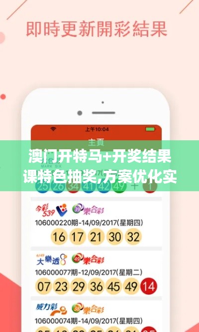 澳门开特马+开奖结果课特色抽奖,方案优化实施_创意版FNE7.4