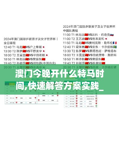 澳门今晚开什么特马时间,快速解答方案实践_艺术版LUQ13.18