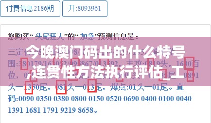 今晚澳门码出的什么特号,连贯性方法执行评估_工具版FXQ13.79