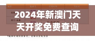 2024年新澳门天天开奖免费查询,高速应对逻辑_未来科技版KRW55.887