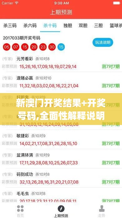 新澳门开奖结果+开奖号码,全面性解释说明_数字版SXC68.351