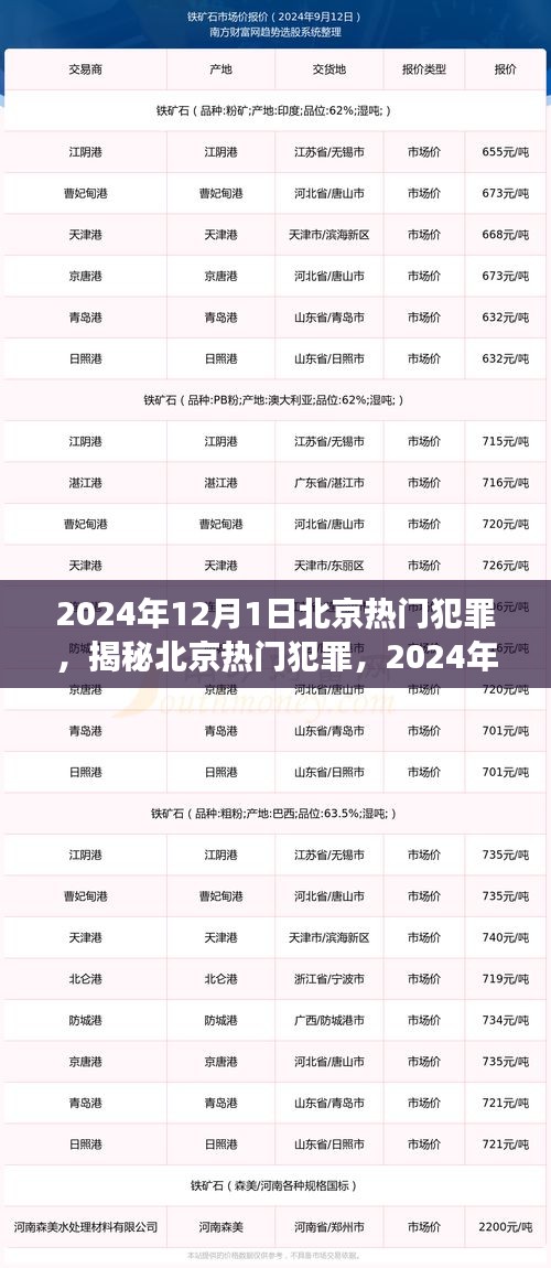 北京热门犯罪深度解析，揭秘犯罪现象与趋势分析（2024年犯罪年度报告）