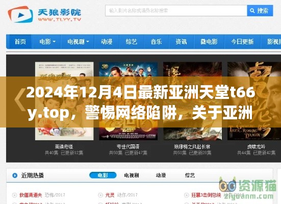 关于亚洲天堂t66y.top的最新警示，警惕网络陷阱，小心谨慎访问！