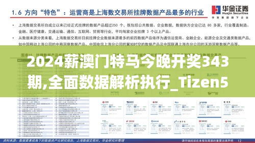 2024薪澳门特马今晚开奖343期,全面数据解析执行_Tizen5.776