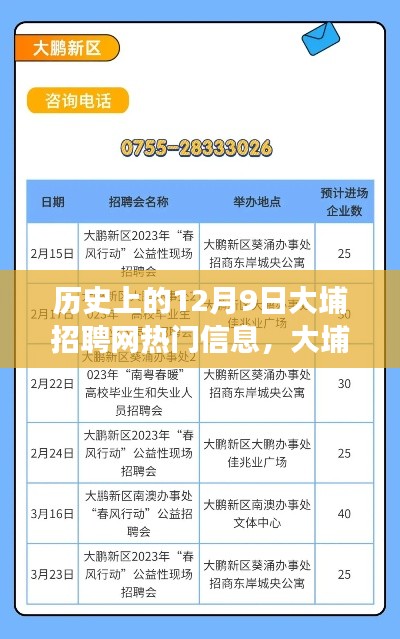 大埔招聘网热门信息回顾，冬日暖阳下的温馨招聘故事（12月9日）