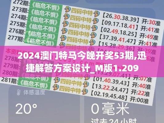 2024澳门特马今晚开奖53期,迅捷解答方案设计_M版1.209