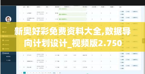 新奥好彩免费资料大全,数据导向计划设计_视频版2.750