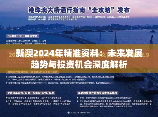 新澳2024年精准资料：未来发展趋势与投资机会深度解析
