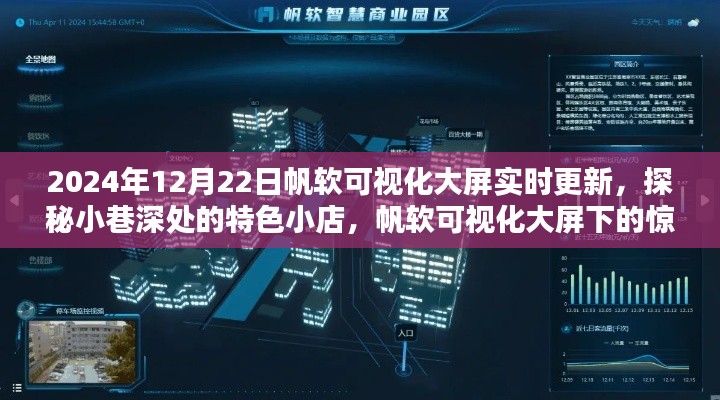 帆软可视化大屏下的惊喜，探秘小巷特色小店实时更新之旅