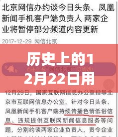 历史上的12月22日，用户实时推荐系统项目的探索与发展之路