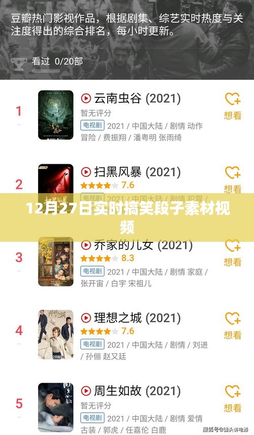 爆笑素材大放送，每日新鲜搞笑视频