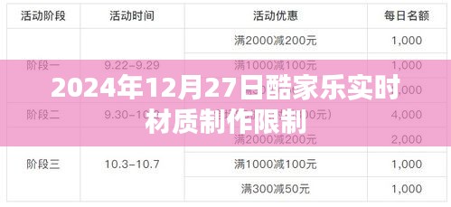 酷家乐实时材质制作限制详解（日期，2024年12月）
