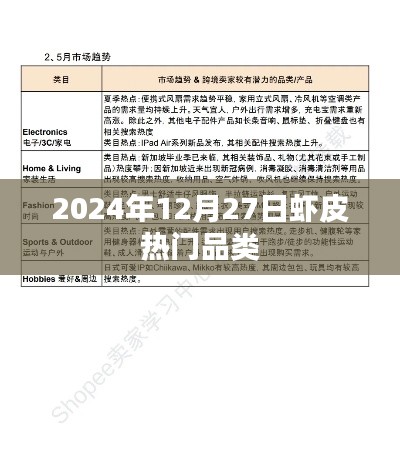 虾皮热门品类趋势展望（2024年12月）