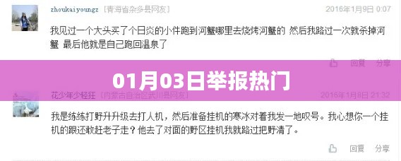 01月03日举报热点事件回顾