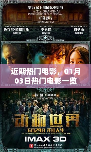 近期热门电影速递，01月03日观影指南