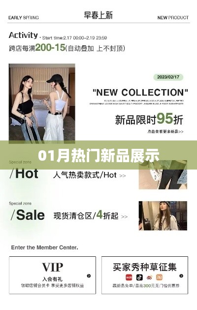 精选新品展示，一月热门新品大放送