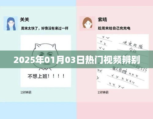 热门视频辨别指南，如何识别趋势视频（2025年1月3日）