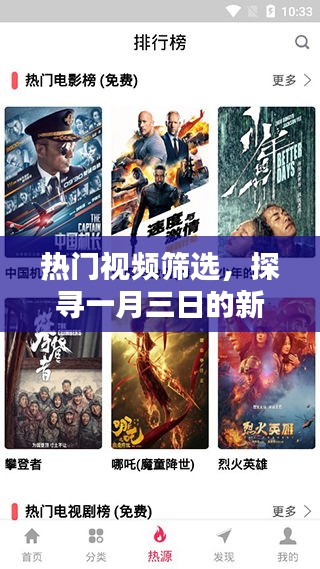 一月三日新风尚热门视频探寻精选