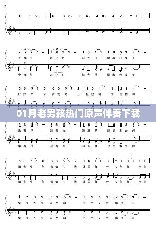 老男孩热门原声伴奏下载，一月精选合集