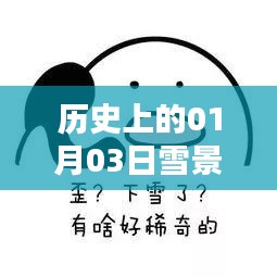『历史上的雪韵风华，一月三日瑞雪纷飞』