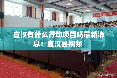 宣汉有什么行动项目吗最新消息：宣汉县视频 