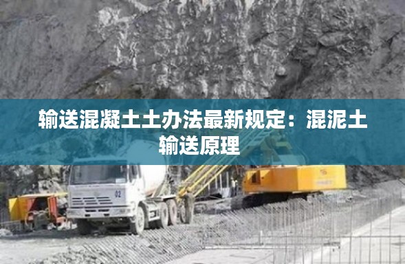 输送混凝土土办法最新规定：混泥土输送原理 
