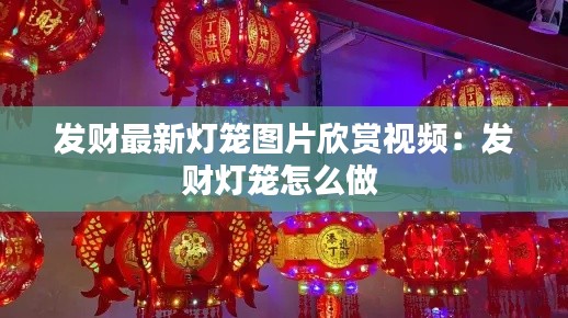 发财最新灯笼图片欣赏视频：发财灯笼怎么做 