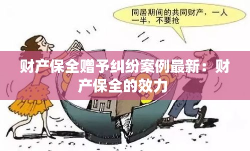 财产保全赠予纠纷案例最新：财产保全的效力 
