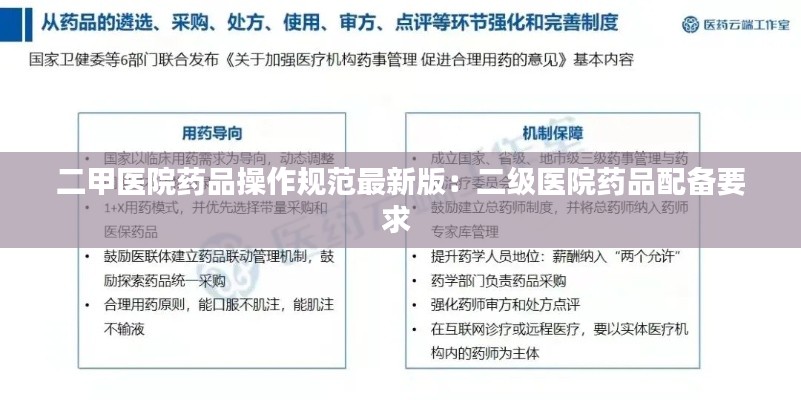 二甲医院药品操作规范最新版：二级医院药品配备要求 