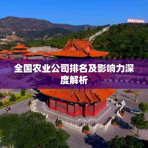 全国农业公司排名及影响力深度解析