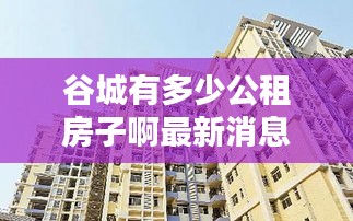 谷城有多少公租房子啊最新消息：谷城廉租房具体在什么地方 