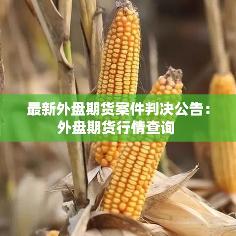 最新外盘期货案件判决公告：外盘期货行情查询 