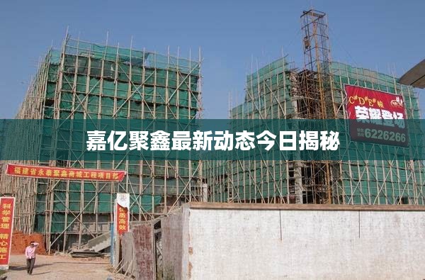 嘉亿聚鑫最新动态今日揭秘