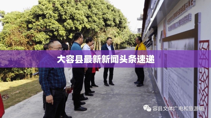 大容县最新新闻头条速递