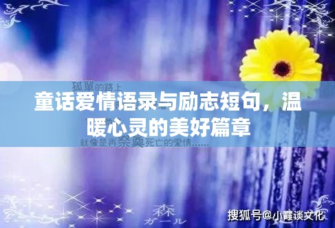 童话爱情语录与励志短句，温暖心灵的美好篇章