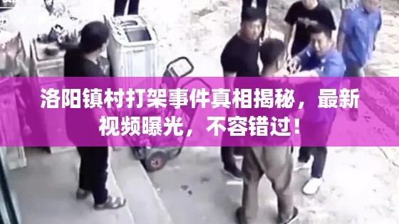 洛阳镇村打架事件真相揭秘，最新视频曝光，不容错过！