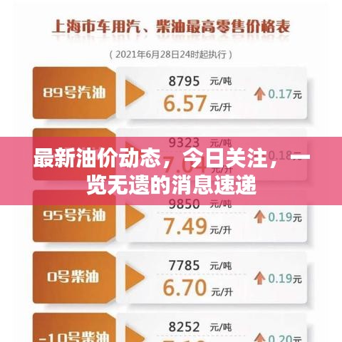 最新油价动态，今日关注，一览无遗的消息速递