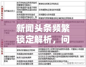 新闻头条频繁锁定解析，问题原因与解决方案全解析