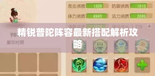 精锐普陀阵容最新搭配解析攻略