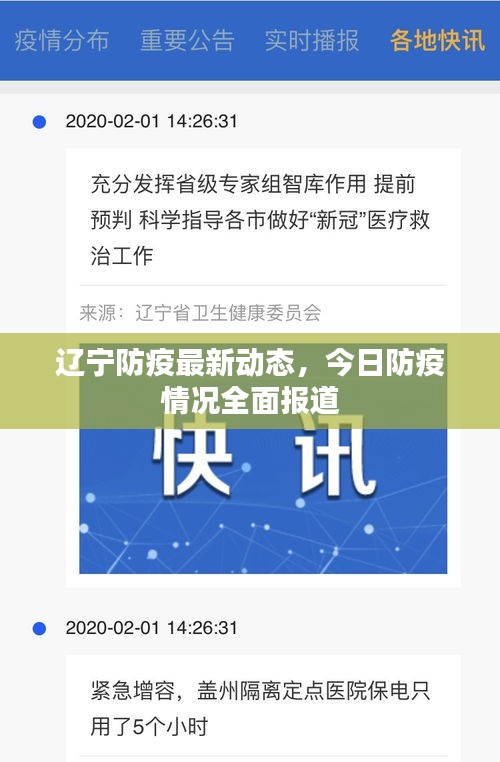 辽宁防疫最新动态，今日防疫情况全面报道