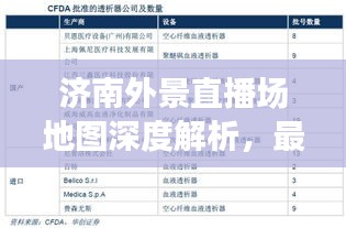 济南外景直播场地图深度解析，最新动态与探析