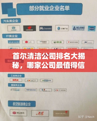 首尔清洁公司排名大揭秘，哪家公司最值得信赖？