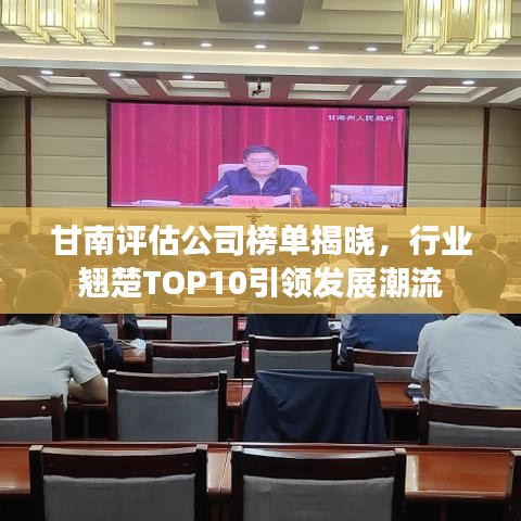 甘南评估公司榜单揭晓，行业翘楚TOP10引领发展潮流