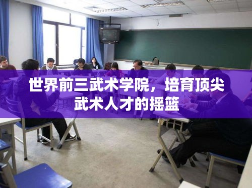 世界前三武术学院，培育顶尖武术人才的摇篮