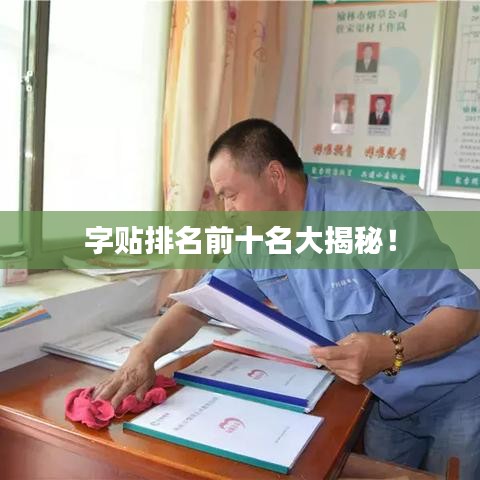 字贴排名前十名大揭秘！