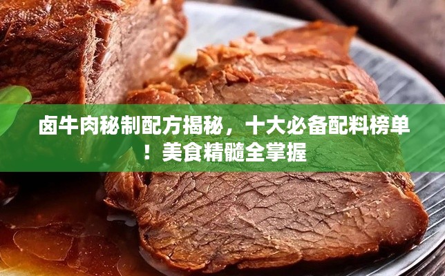 卤牛肉秘制配方揭秘，十大必备配料榜单！美食精髓全掌握